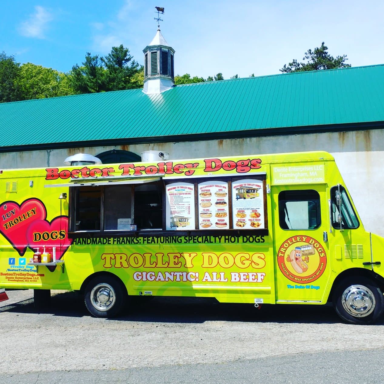 The original Trolley Dogs horse-drawn trolley car