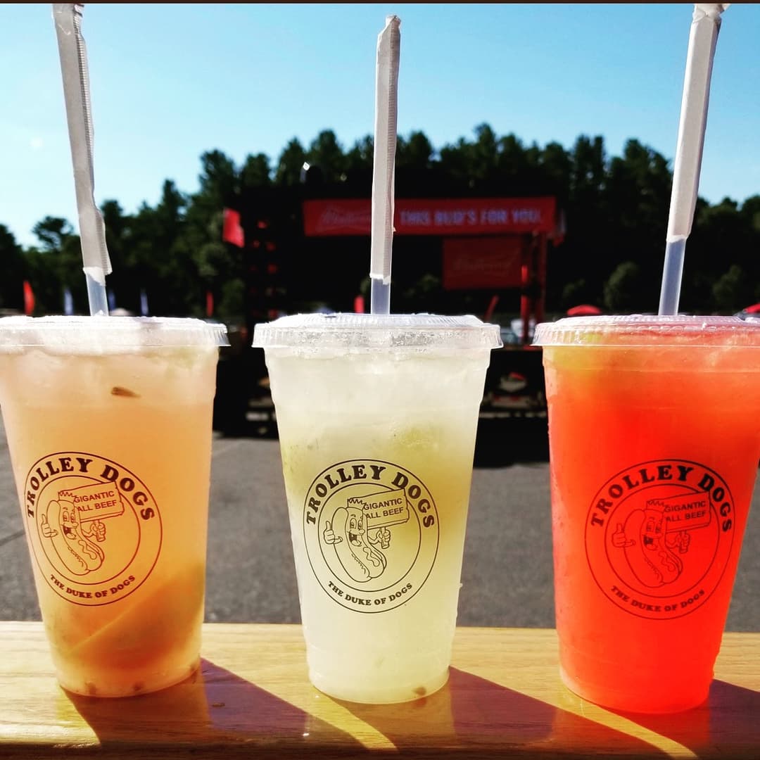 Fresh-squeezed lemonades from Trolley Dogs